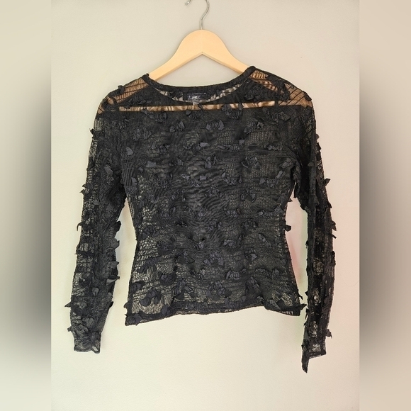 Designer top Nadya Toto black sweater size small - Picture 4 of 4